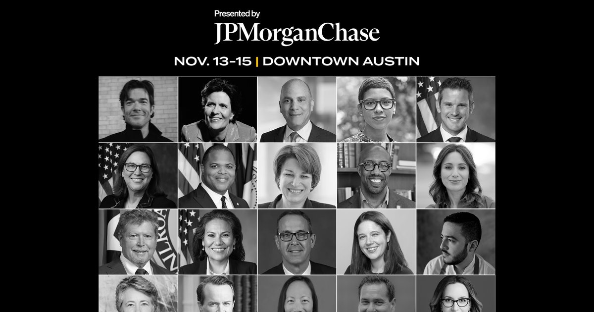 SonalRShah's tweet card. John Mulaney, Eric Johnson, Amy Klobuchar, Kara Swisher and Veronica Escobar are among the influential voices joining us in November