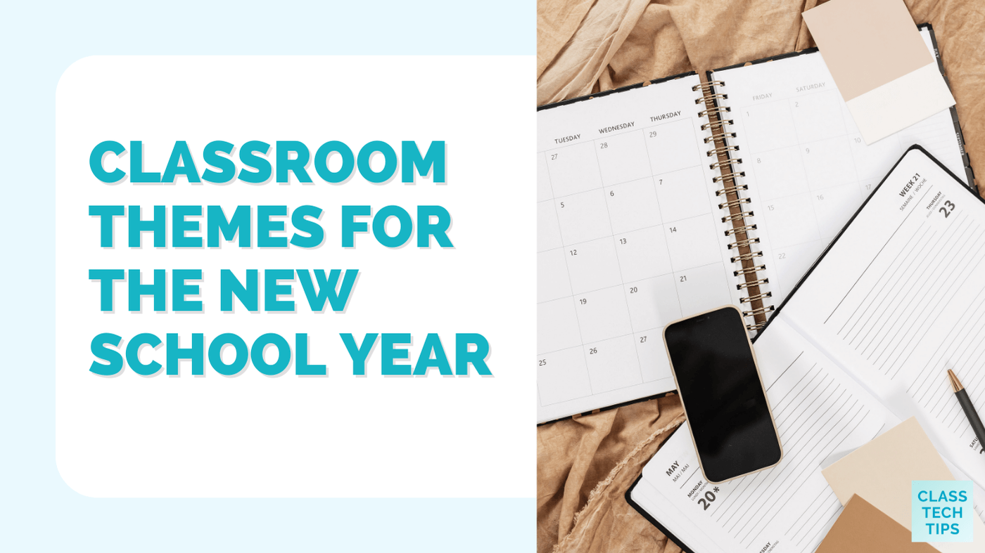 ClassTechTips's tweet card. Try flexible classroom themes to build community, boost engagement, and integrate EdTech from day one of the new school year.