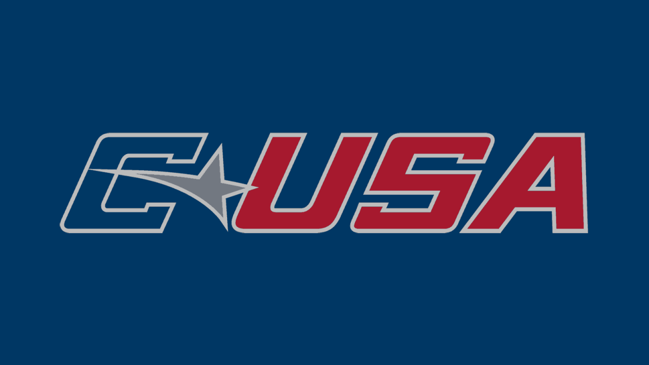 BleedTechBlue's tweet card. What do the win totals look like in C-USA in 2025?