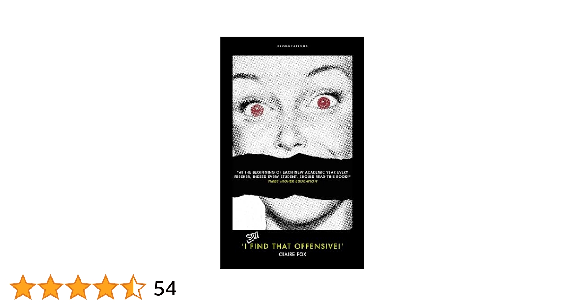 Fox_Claire's tweet card. 'I STILL Find That Offensive!' (Provocations)