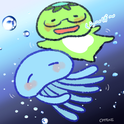 analog_kappa's tweet card. 娘が小学三年生の時、クラゲの事を英語で何て言うの？と聞かれてド忘れした私はとっさに…。あまりふざけたことは言わない方がいい！？