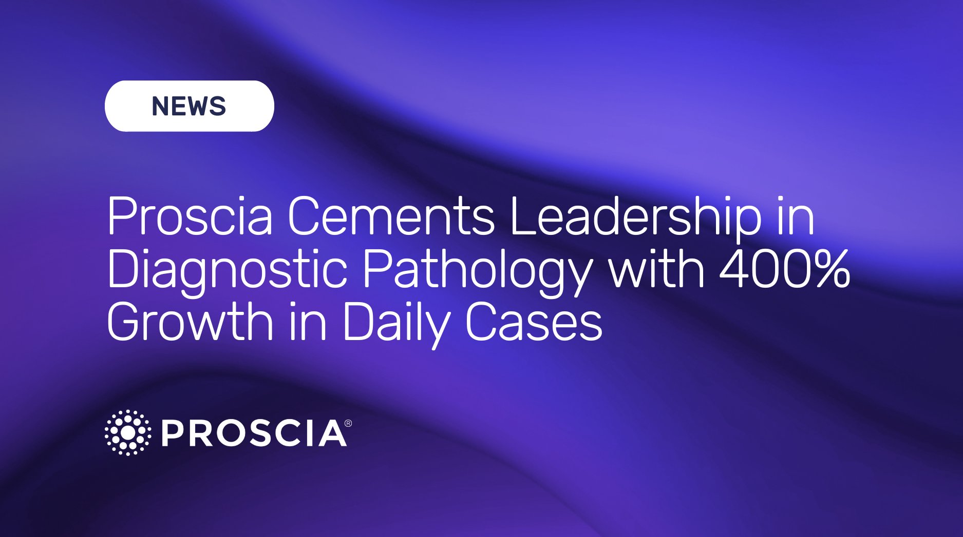 Proscia's tweet card. Amid momentum, the company generates millions in new high-margin revenue for diagnostic network Introduces AI application suites to demonstrate the future of pathology for high-impact use cases...