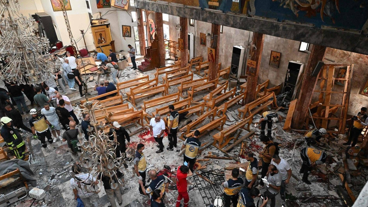 SyrianOsint's tweet card. During a recent Sunday service at a Church , a tragic incident left many worshippers s… Nour I Jraes needs your support for Support Families of Church Tragedy