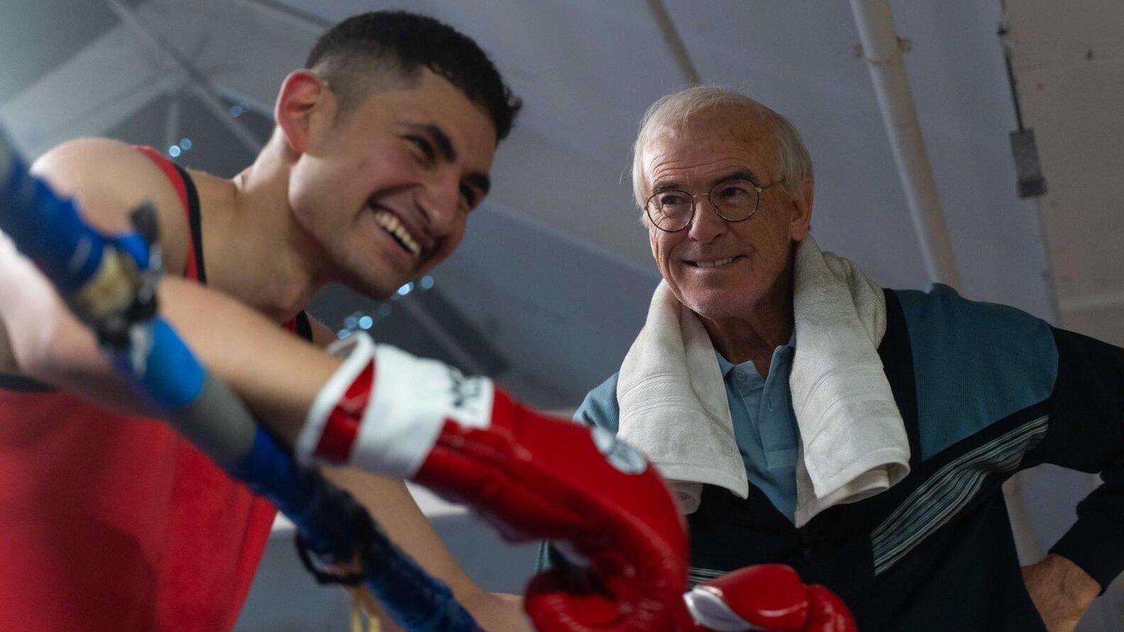 RTE_Ents's tweet card. The first trailer for Giant, the biopic of former world featherweight champion 'Prince' Naseem Hamed, starring Pierce Brosnan as his Dublin-born boxing trainer Brendan Ingle, has been released.