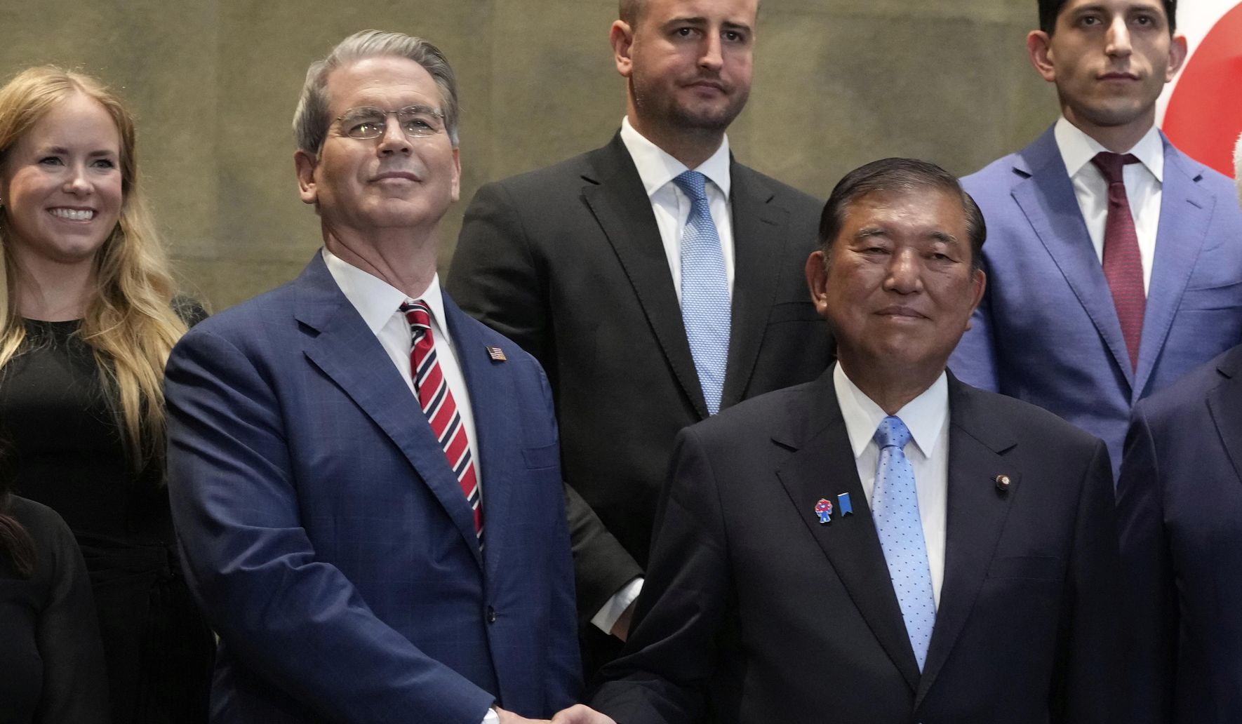 samillertimes's tweet card. Top Japanese and American officials said Wednesday they were able to reach a trade deal because Tokyo agreed to invest heavily in major projects in the United States.