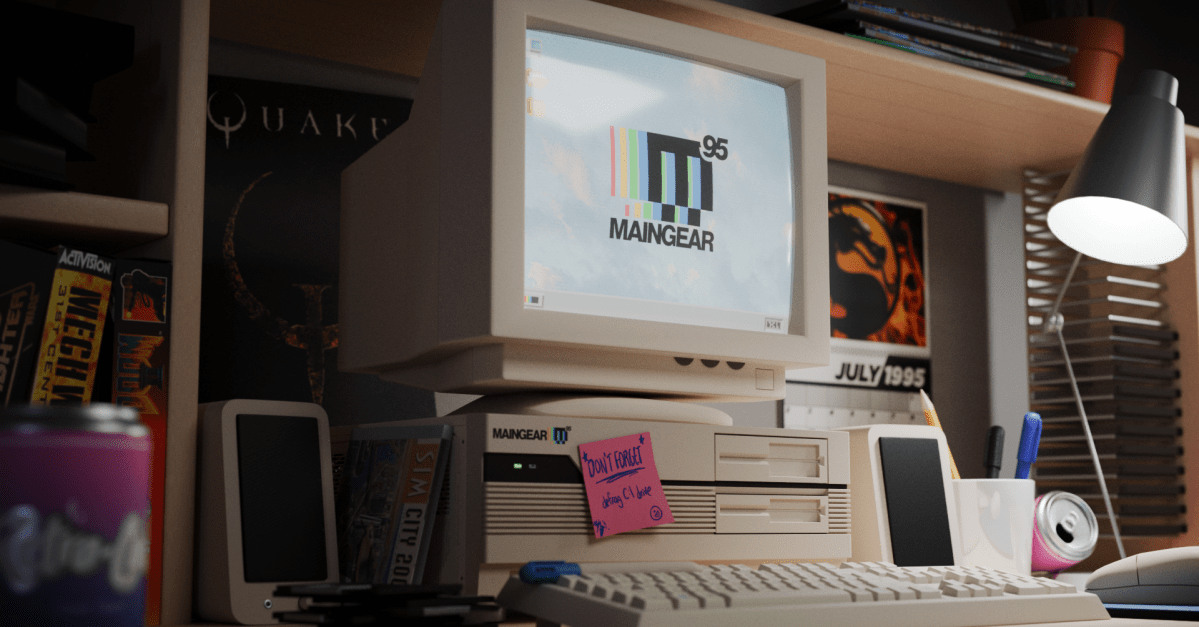 tomwarren's tweet card. It’s a custom SilverStone FLP01 case.