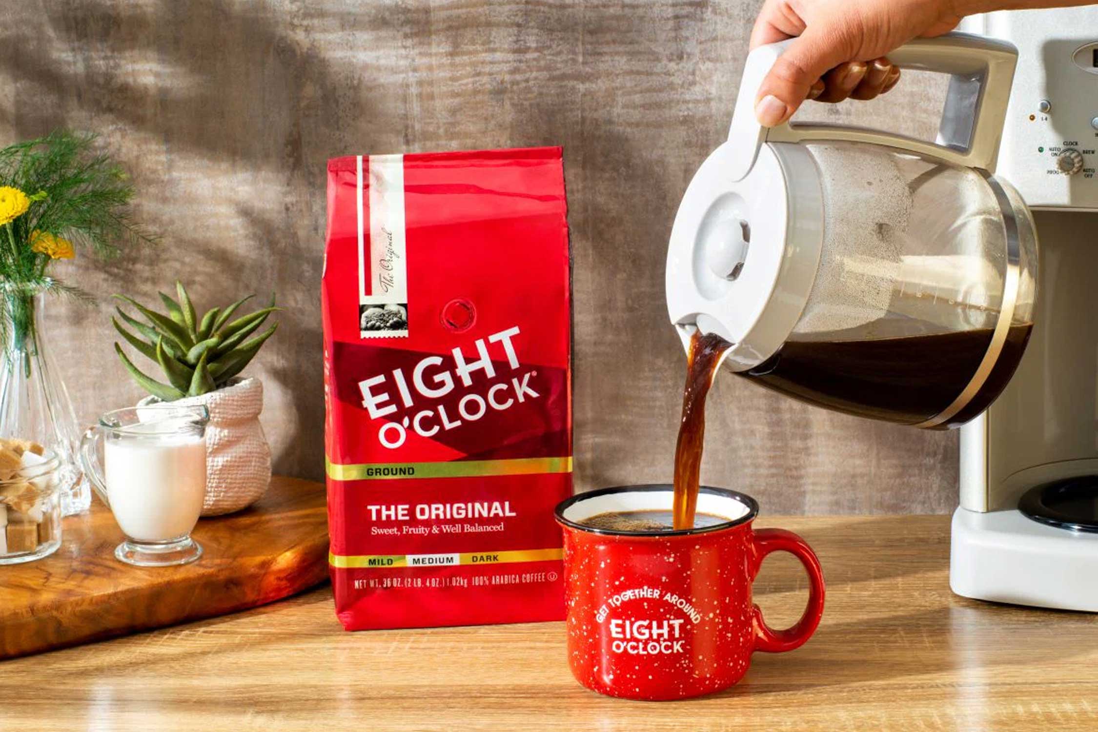 MDBiz's tweet card. For over 100 years, the Eight O’Clock coffee brand has been keeping Maryland moving with its classic style brews. The history of one of the nation’s oldest coffee brands began in 1859, when an iconic...