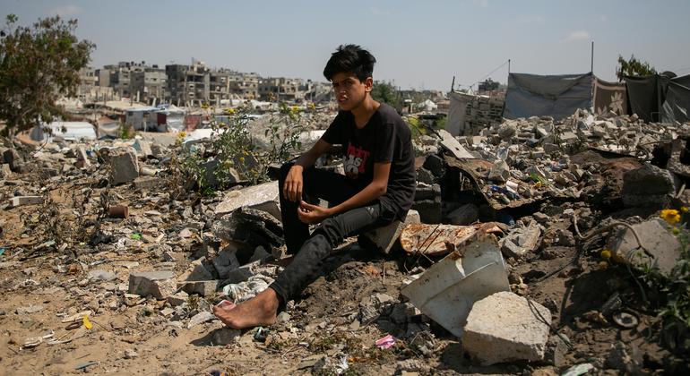 UNISPAL's tweet card. New evacuation orders in Gaza issued by the Israeli military have uprooted tens of thousands of Palestinians, amid ongoing bombardment, aid agencies have warned.