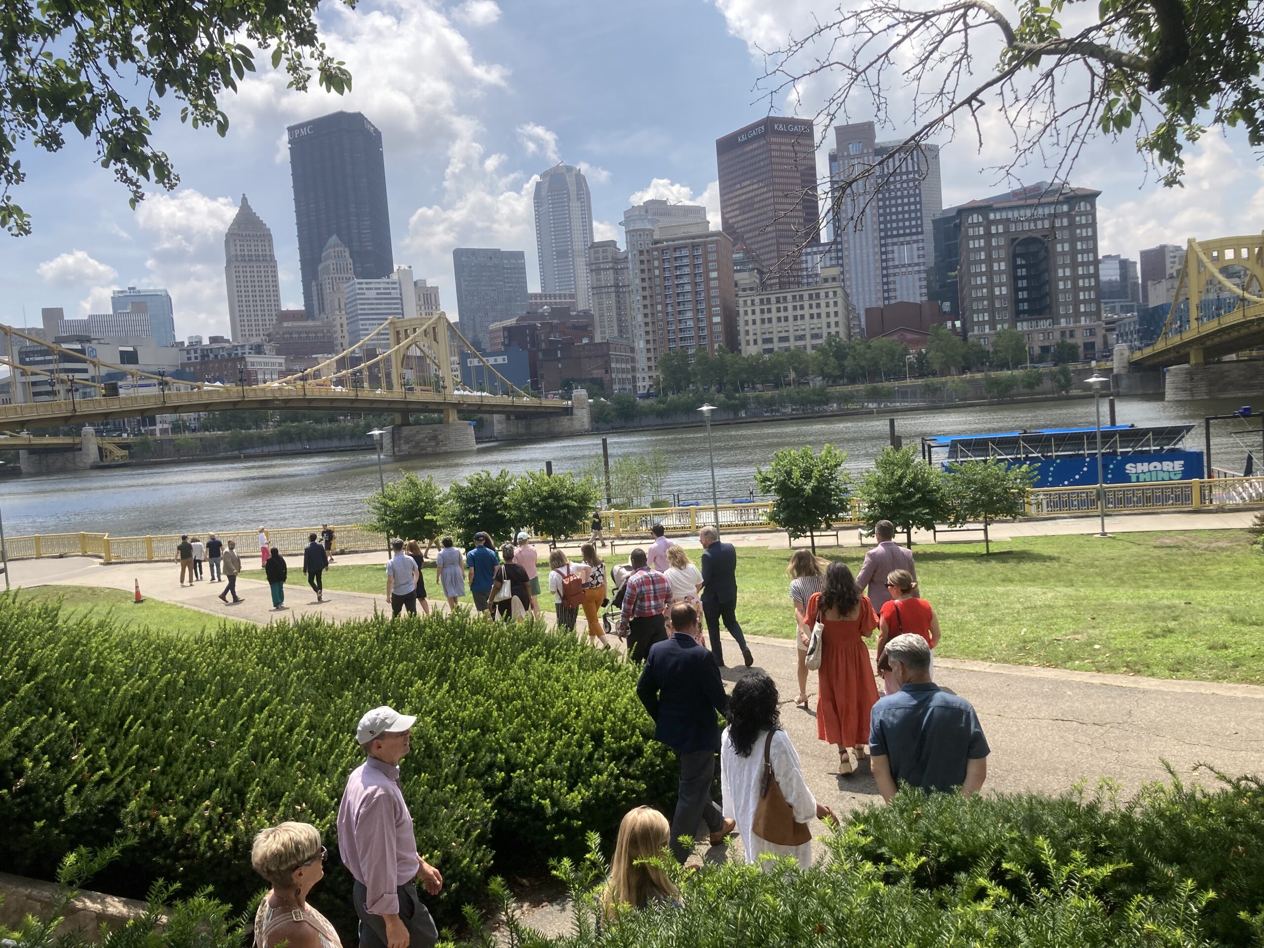 ThePUPNews's tweet card. Change doesn’t have to take forever. Three years ago, Matt Galluzzo, president and chief executive officer of Riverlife, talked about the agency’s vision of using the Three Sisters Bridges and the...