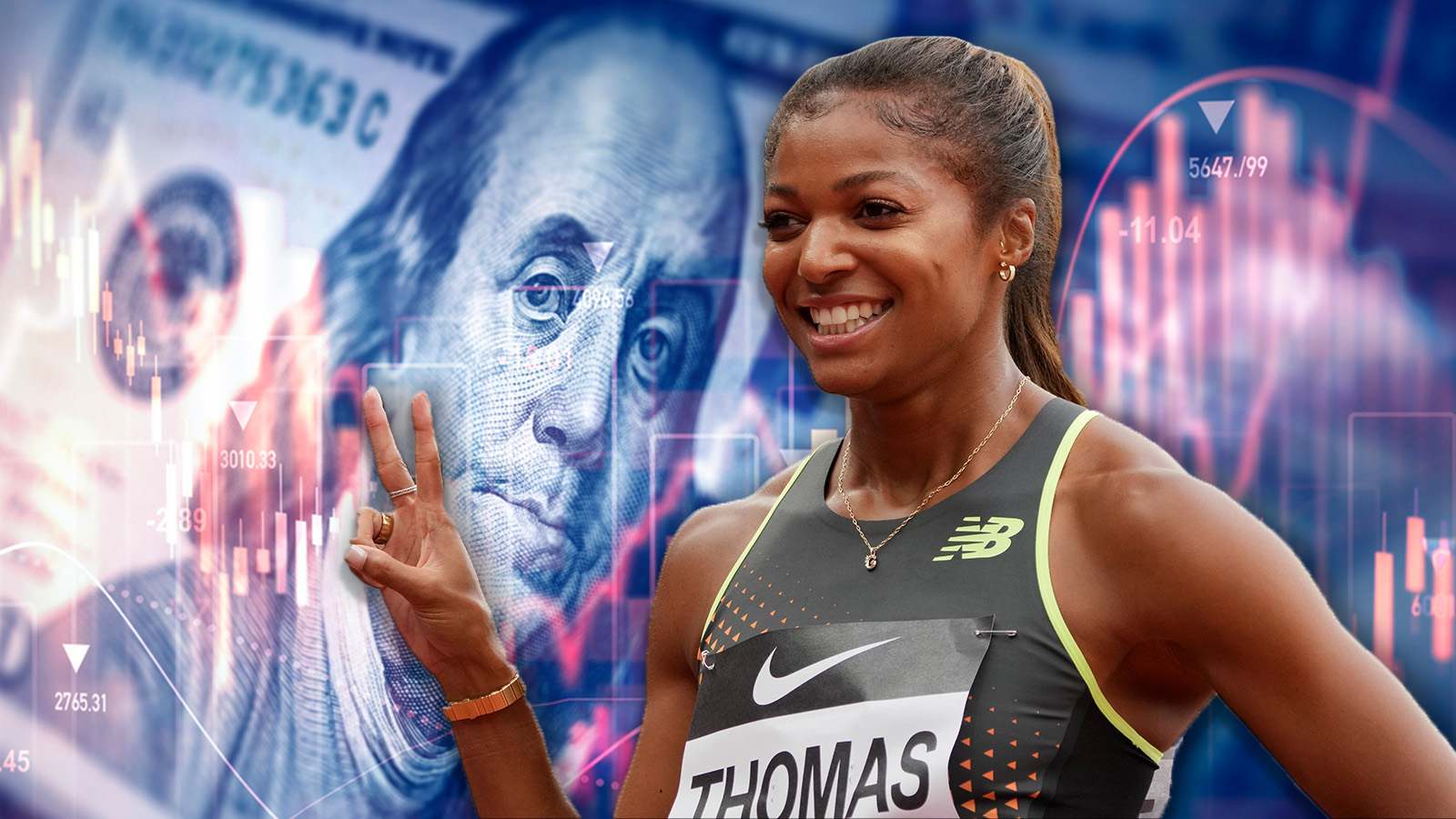jsmoliga's tweet card. Gabby Thomas is one of the athletes in search of unpaid money from Grand Slam Track. She is begging for her portion of the $12 million that was promised