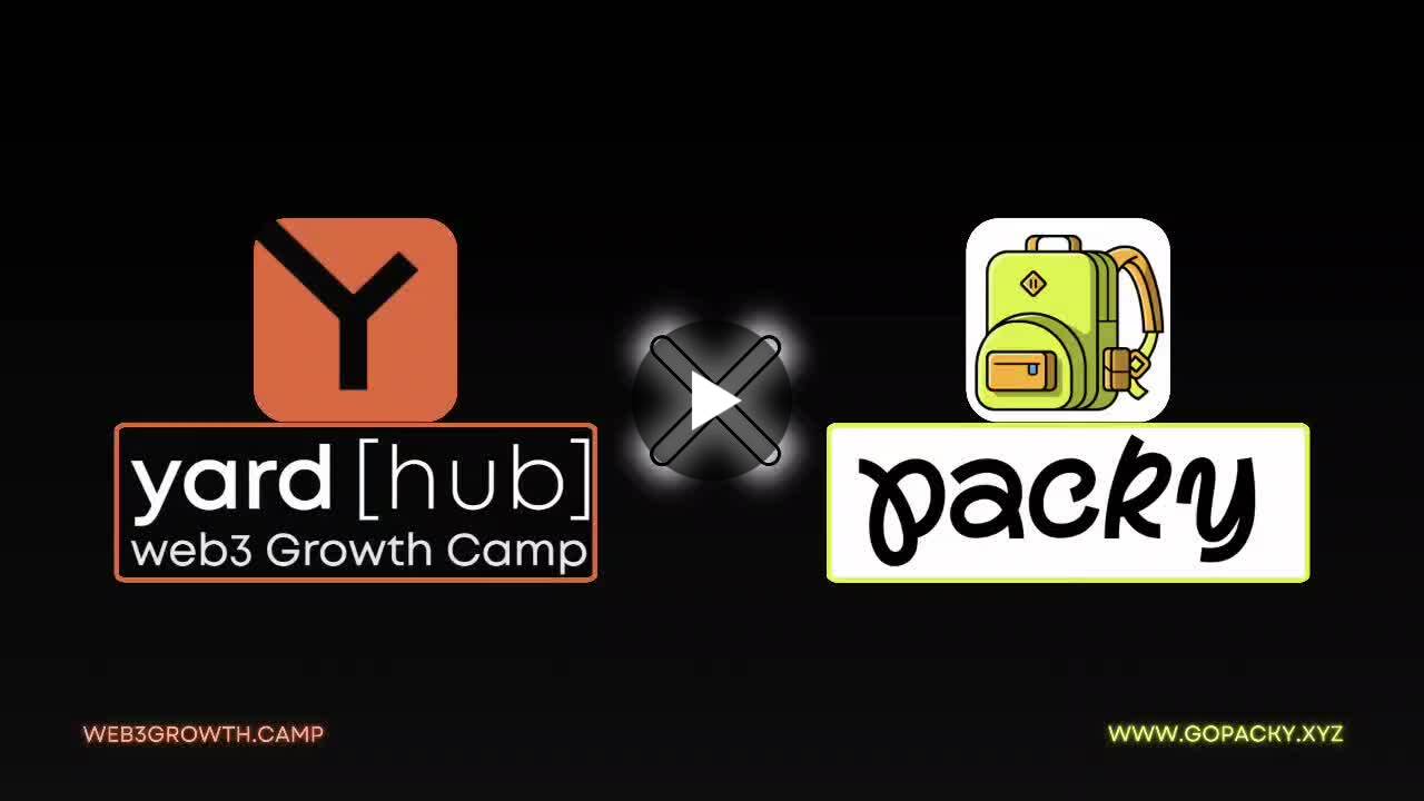 packy_xyz's tweet card. We’re thrilled to announce that Packy_xyz got locked-in with cohort by yard[hub] - Web3Growthcamp! 🎉 This is a great success for us & we scale our vision for [Making Travel transparent, inclusive,...