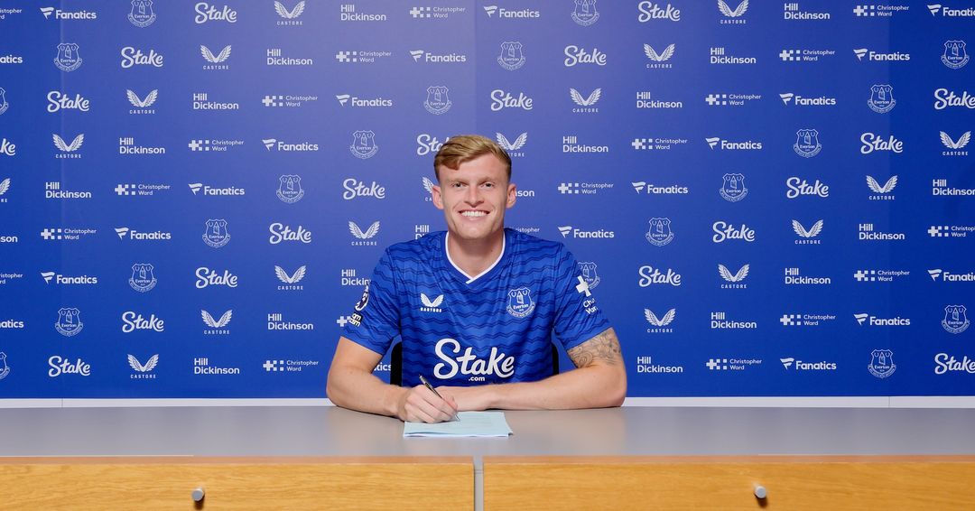 PaulRezon's tweet card. Branthwaite Signs Long-Term Everton Deal