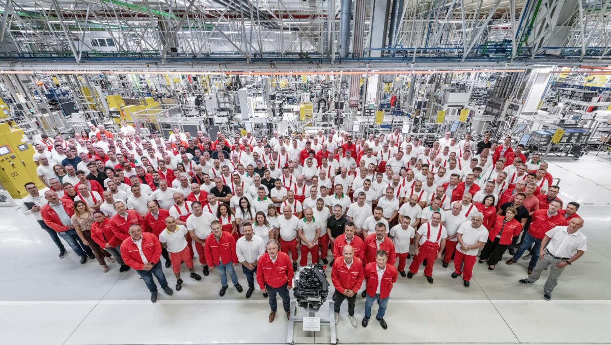 HungaryToday's tweet card. The 5 millionth engine from the EA211 engine family rolled off the production line a few days ago, Audi Hungaria revealed.