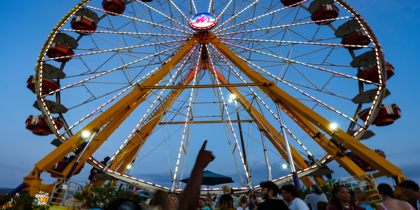 delawareonline's tweet card. The Delaware State Fair saw a good midweek crowd as low humidity helped draw fairgoers to Harrington on July 22, 2025.