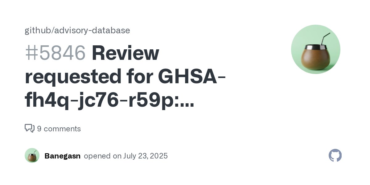 teppeis's tweet card. Hello GitHub Security Team, I am opening this issue to request a review of the following security advisory: GHSA-fh4q-jc76-r59p This advisory flags all versions (>= 0) of the stylus npm package ...