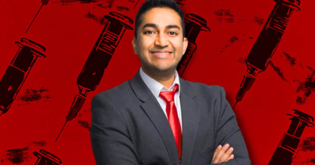 fitterhappierAJ's tweet card. Vinay Prasad, a YouTube personality turned Trump appointee, has spent years amplifying vaccine skepticism