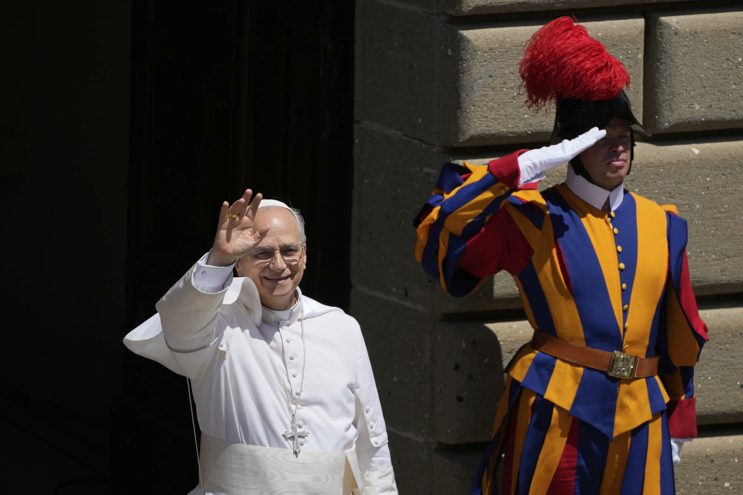 Crux's tweet card. Returning to Rome on Tuesday night after a short stay in nearby town of Castel Gandolfo, Pope Leo XIV called for an end to the arms trade “that goes behind every war.”