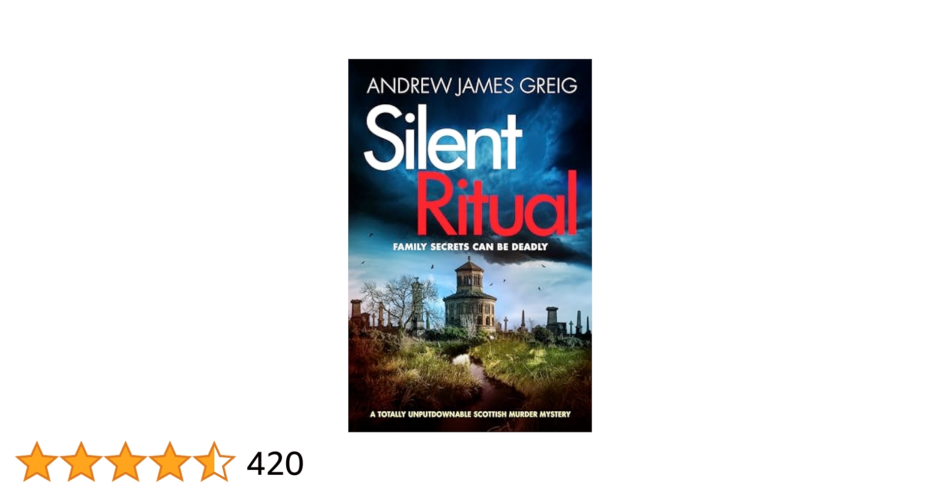 AndrewJamesGre3's tweet card. Silent Ritual : A totally unputdownable Scottish murder mystery (Private Investigator Teàrlach...