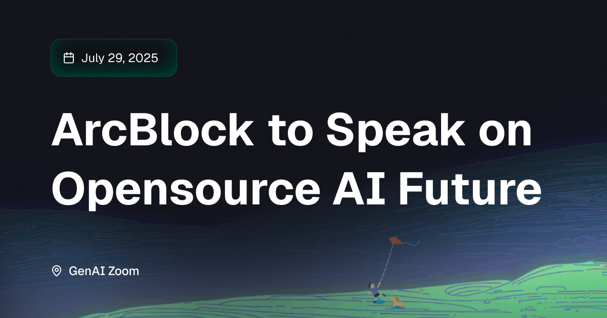 ArcBlock_io's tweet card. ArcBlock is excited to announce that we will be a featured speaker at the Gen AI Zoo on Tuesday, July 29, 2025. This event is a key part of the vibra