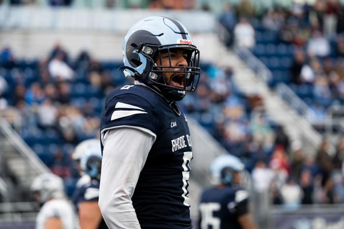 FCSNationRadio1's tweet card. Rhode Island topped the CAA Football Predicted Order of Finish and had six different players earn preseason accolades, with linebacker A.J. Pena being named Preseason Defensive Player of the Year on...