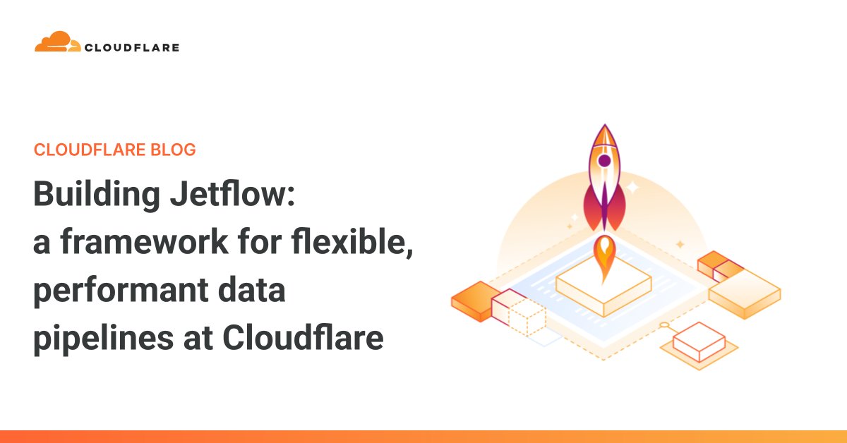 Cloudflare's tweet card. Faced with a data-ingestion challenge at a massive scale, Cloudflare's Business Intelligence team built a new framework called Jetflow. This post details the journey of its creation, from the...