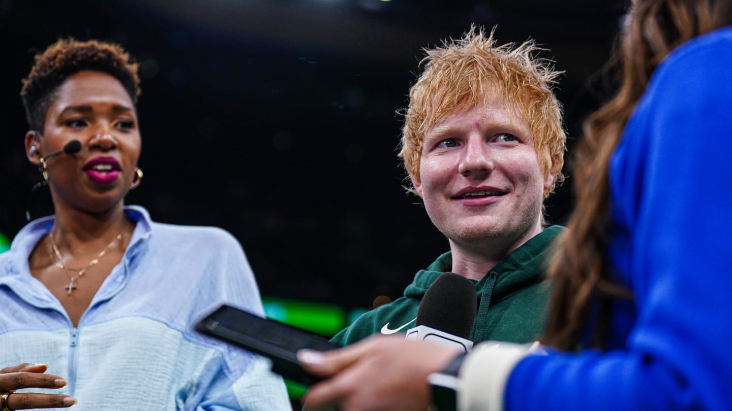 ewreckage99's tweet card. The Boston Celtics hold a 2-0 lead in their NBA Finals series against the Dallas Mavericks. On his Teddy’s Vinyl Breakfast Instagram account, music superstar Ed