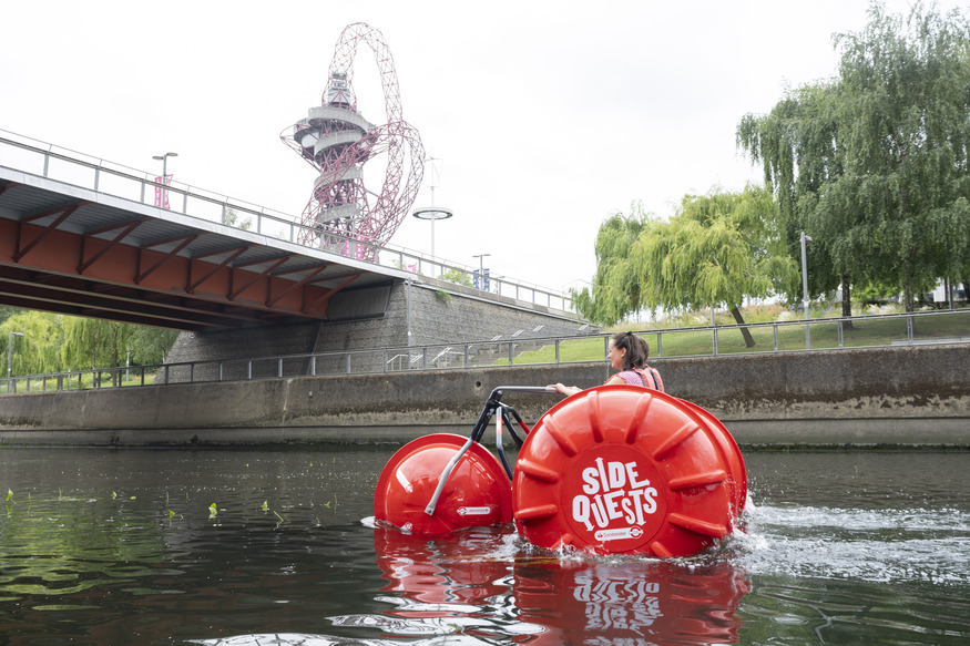 Londonist's tweet card. A lovely way to admire the East Bank.