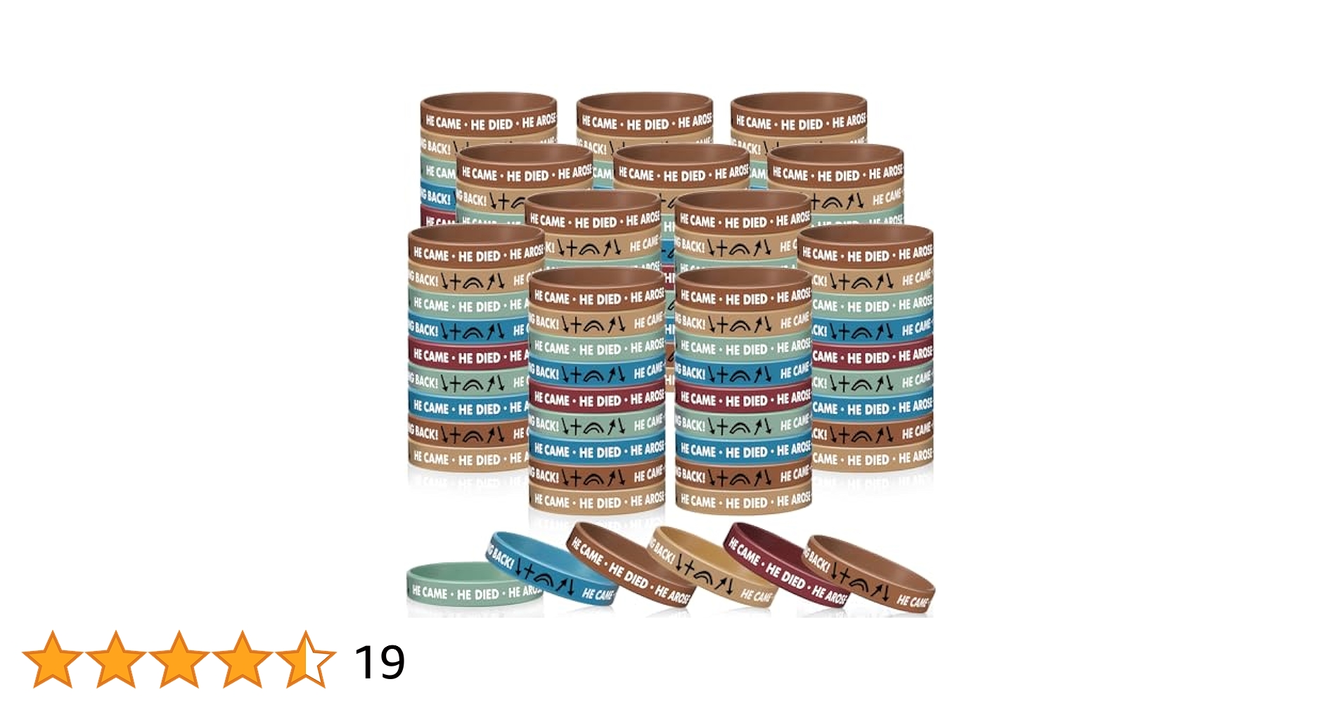 mhenslee's tweet card. Features: Wearing these Christian silicone bracelets isn't just a fashionable statement. It's a witnessing tool. The unique depictions of Jesus' life are a conversation starter, helping spread the...