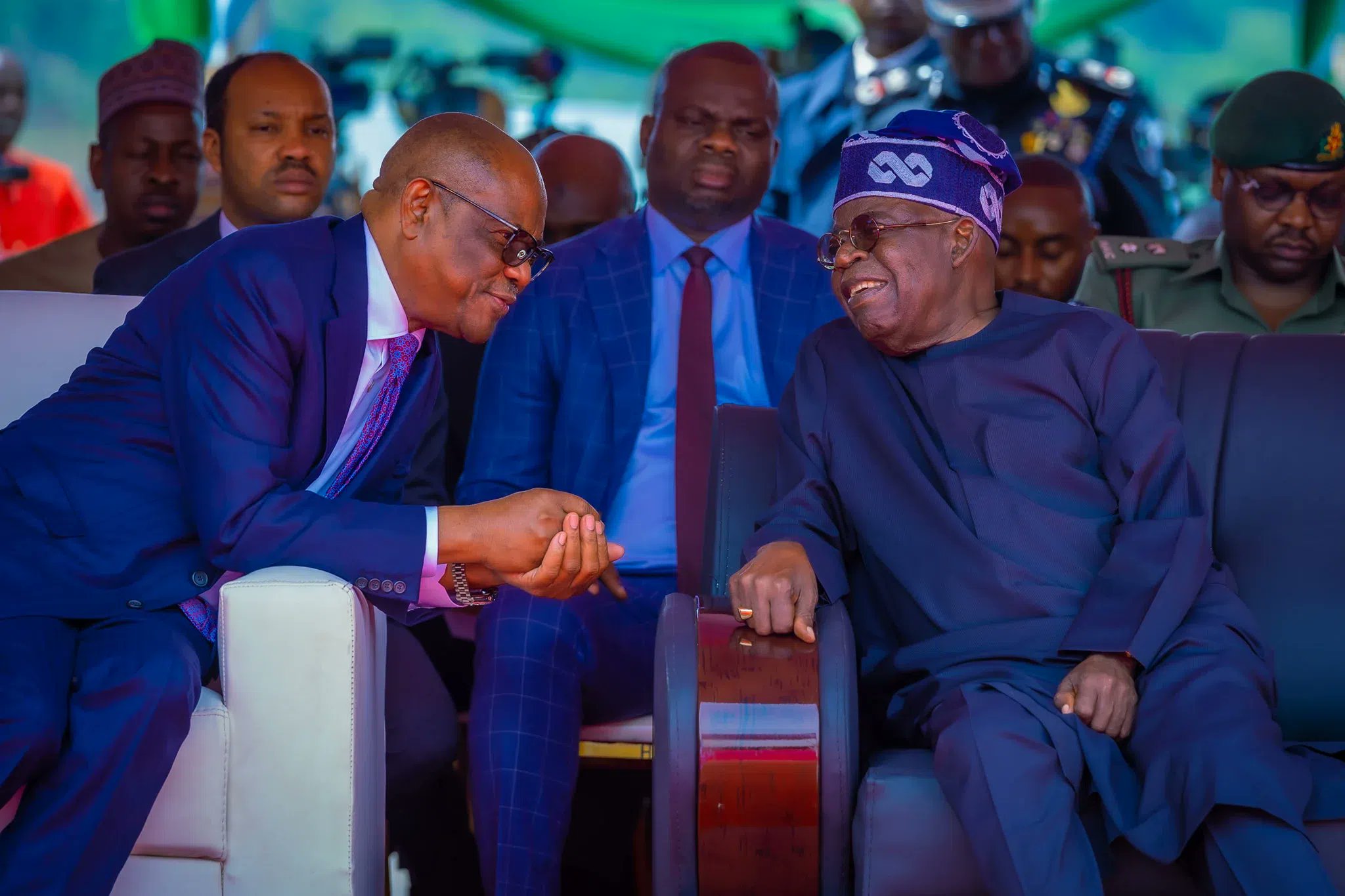 PulseNigeria247's tweet card. Former APC Deputy National Publicity Secretary, Comrade Timi Frank, has called on President Bola Tinubu to suspend the Minister of the Federal Capital Territory (FCT), Nyesom Wike, over allegations...