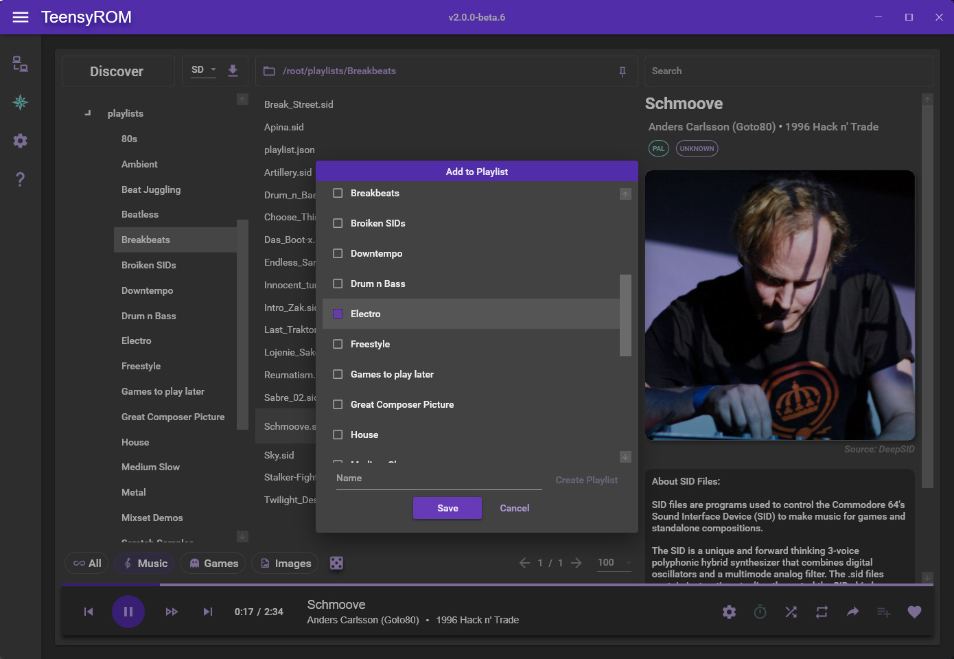 TheOasisBBS's tweet card. TeensyROM Desktop UI v2.0 brings live MIDI mixing and SID DJ control to the Commodore 64. Remix retro tunes in real time!