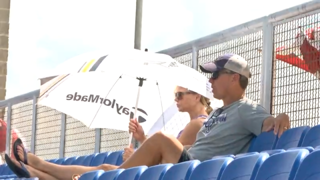 kcautv's tweet card. While the competition is hot on the field at the state baseball tournament, it’s also hot in the stands as fans battle suffocating heat and humidity.