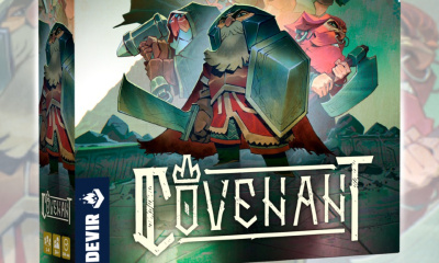ICV2's tweet card. New Fantasy Adventure Board Game