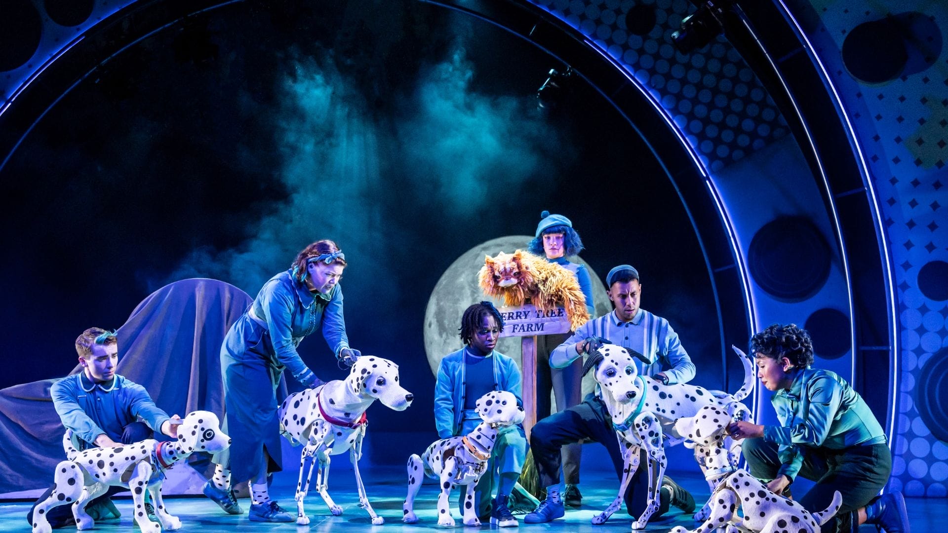 theatre_weekly's tweet card. New production images have been released for 101 Dalmatians The Musical at London’s Eventim Apollo the production