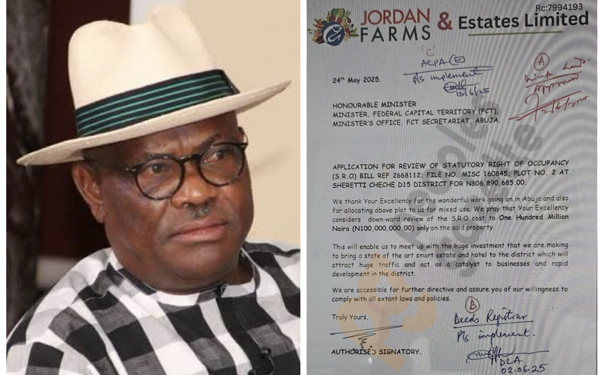 GazetteNGR's tweet card. Mr Frank stated that the silence of Mr Tinubu on the matter by not calling the FCT minister to order was troubling.