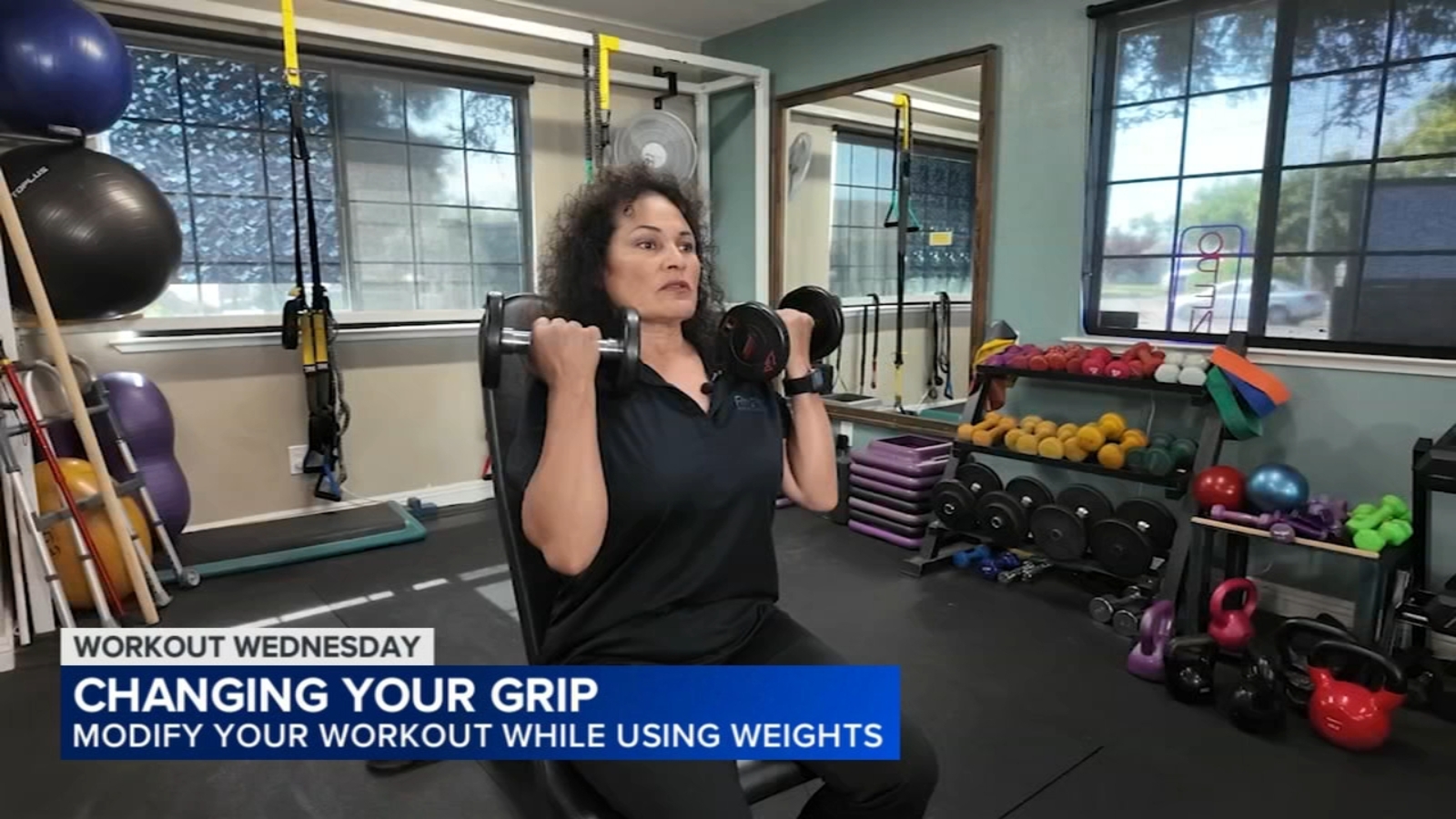 ABC30's tweet card. In this week's "Workout Wednesday," fitness trainer Rhonda Murphy shows us how a little change in your routine can go a long way!