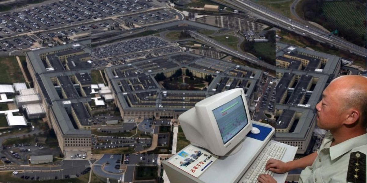 RobinValente60's tweet card. American military secrets are maintained by foreign engineers.