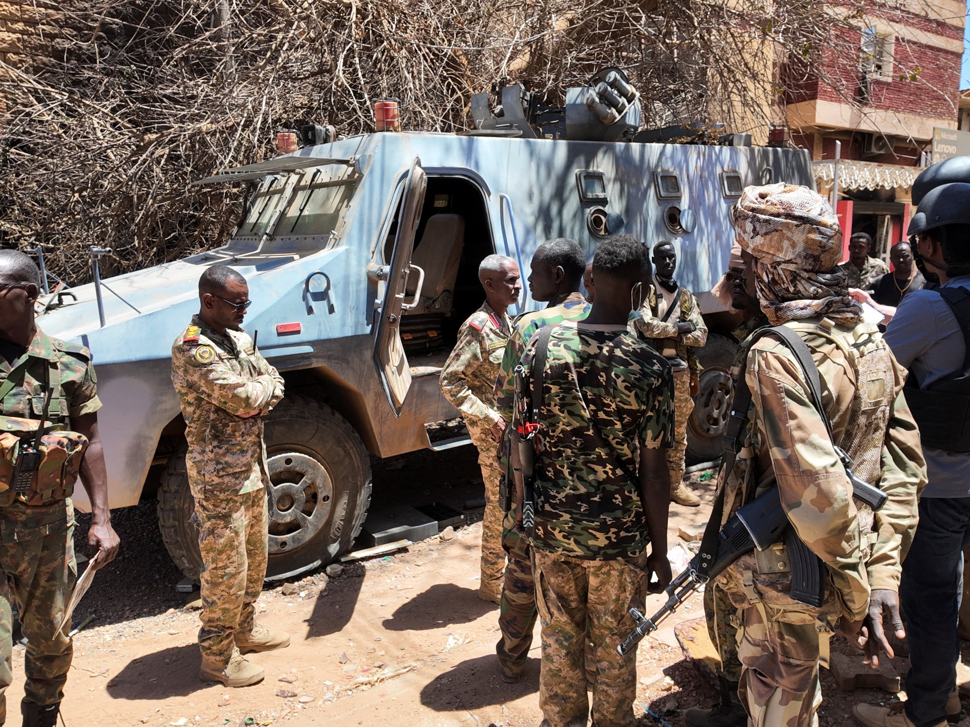 WorldBeyondWar's tweet card. Both the army-backed government and RSF-backed alliance are increasingly rewarding loyal armed groups on the ground.