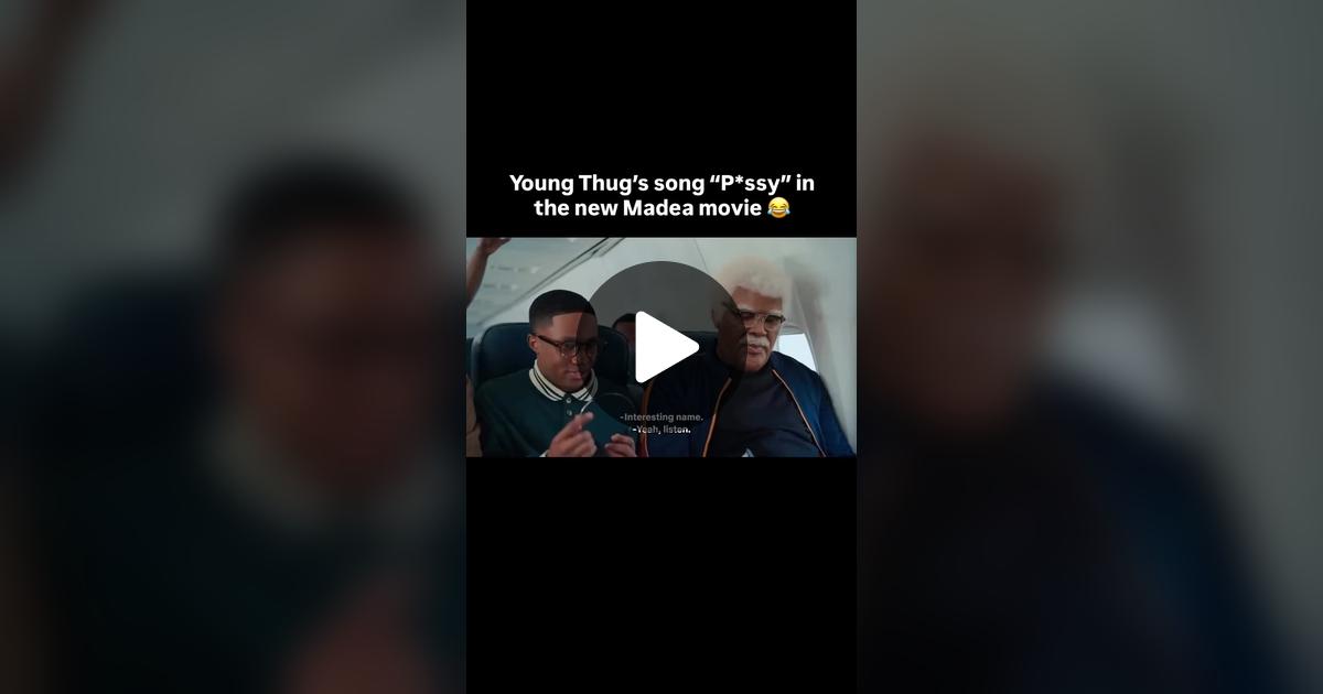 SonicDaHedgeRat's tweet card. 278 likes, 2 comments. “#YoungThug’s song “P*ssy” is featured in #TylerPerry’s new movie “Madea’s Destination Wedding.” 😂”