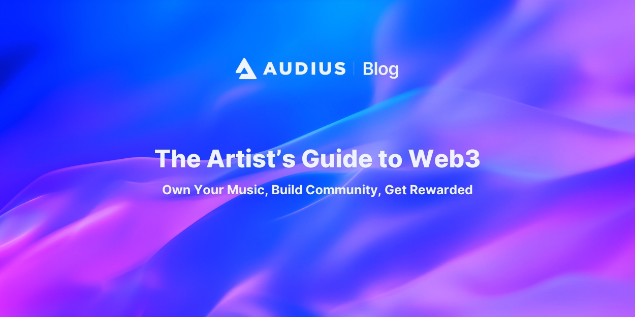 audius's tweet card. Discover new artists, listen to curated playlists, and read about the latest in music culture.