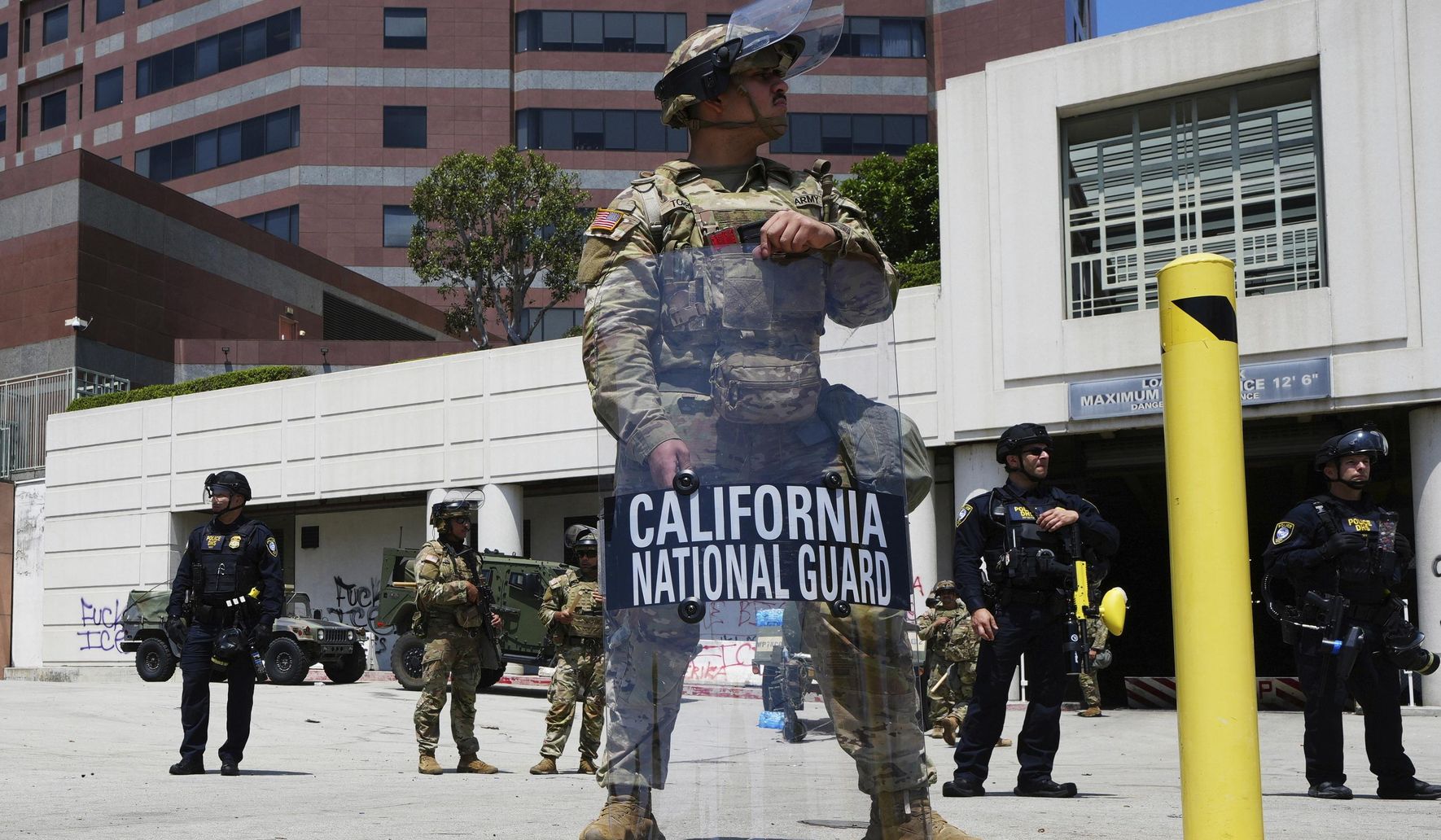 samillertimes's tweet card. The Trump administration will recall 2,000 National Guard soldiers deployed last month to Los Angeles, saying the city is calm enough that the president can start withdrawing the federalized troops.