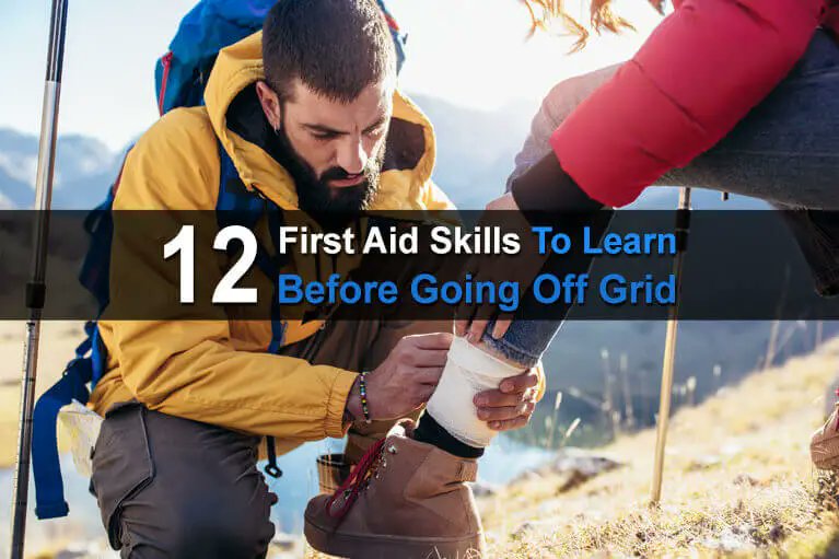 prepperalmanac's tweet card. If you're living off grid and the nearest hospital is far away, you need to know these basic first aid skills.