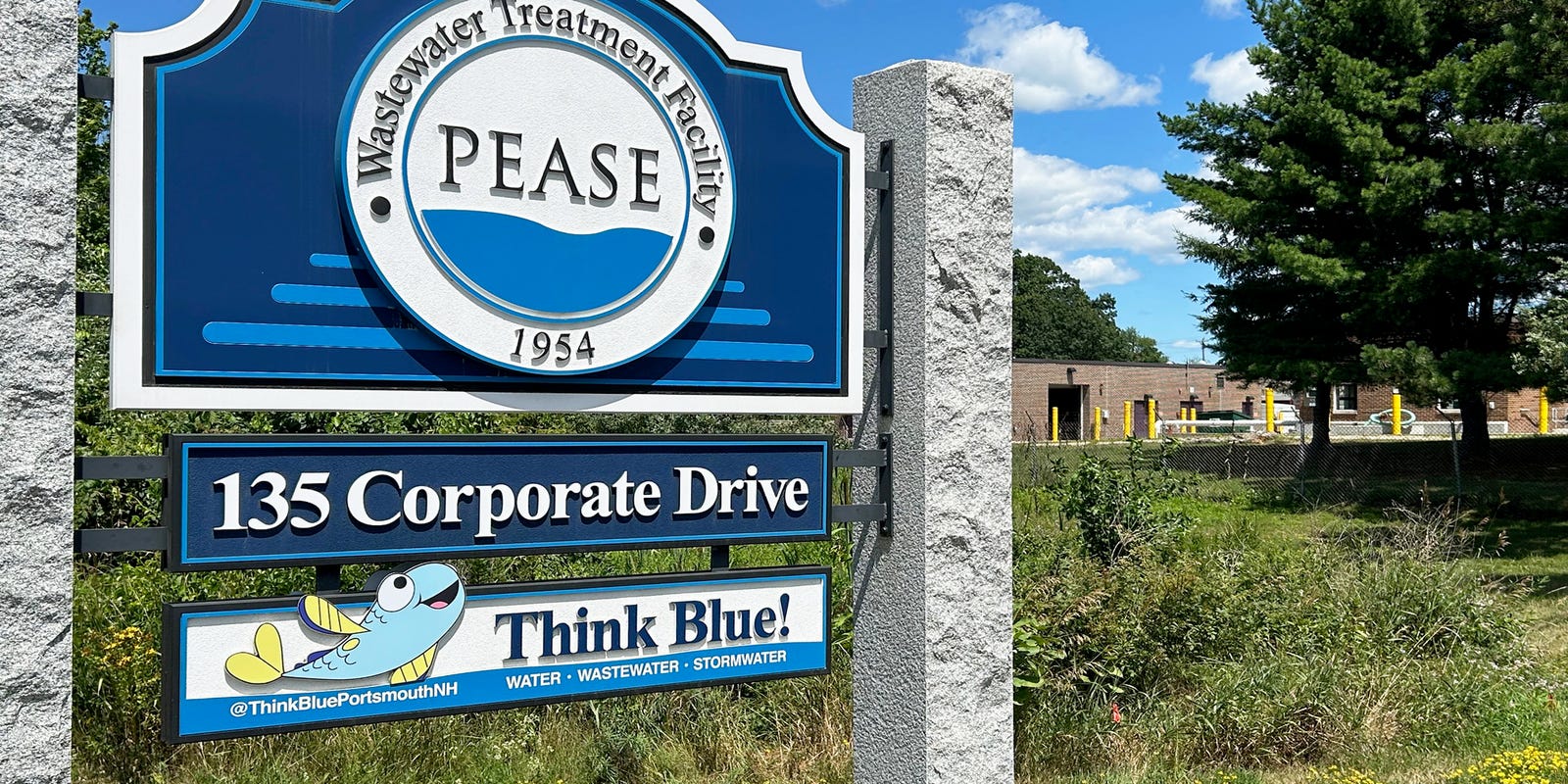 seacoastonline's tweet card. The wastewater plant is located off Corporate Drive in Pease International Tradeport, and is operated by Portsmouth's Department of Public Works.