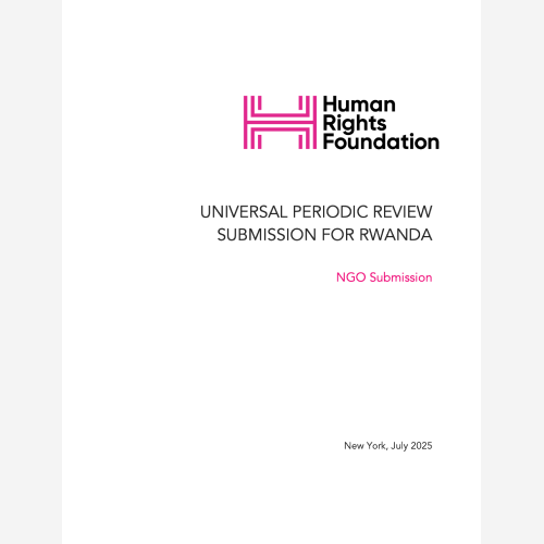 michelawrong's tweet card. Rwanda UPR NGO Submission
