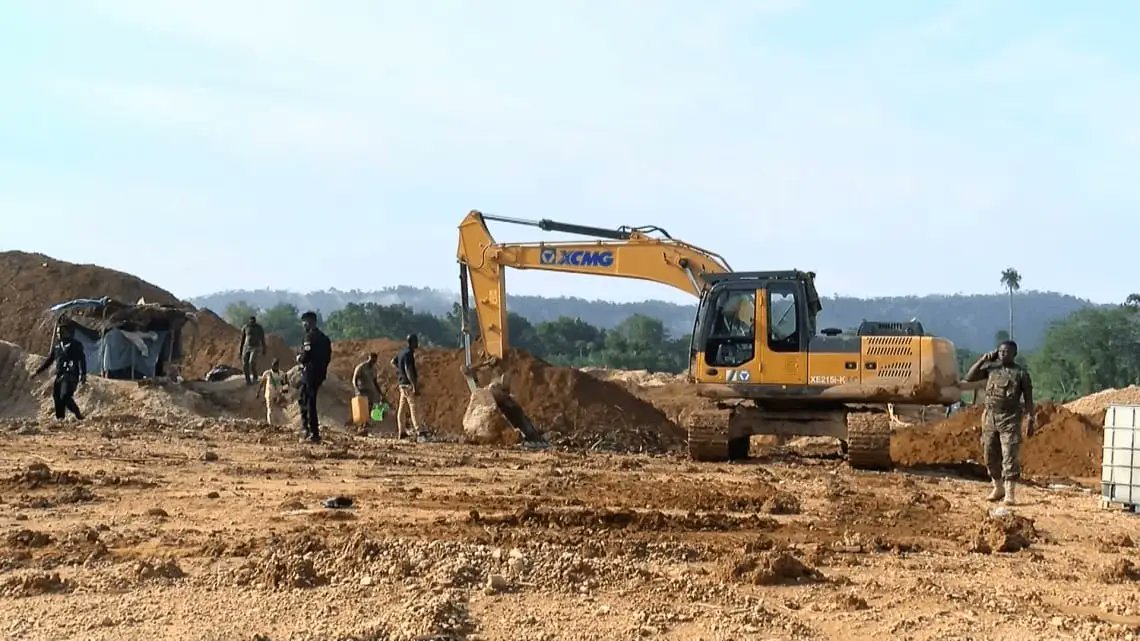 tv3_ghana's tweet card. The Minister for Lands and Natural Resources, Emmanuel Armah Kofi-buah has said 1,200 excavators have been impounded at the Tema port pending validation before
