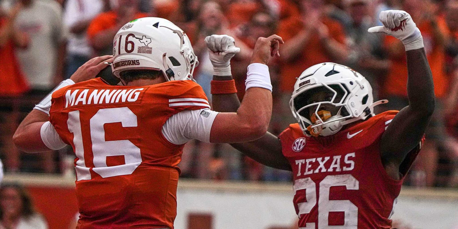 CedGolden's tweet card. Arch Manning will be the man at Texas in 2025 but how long will he stick around?