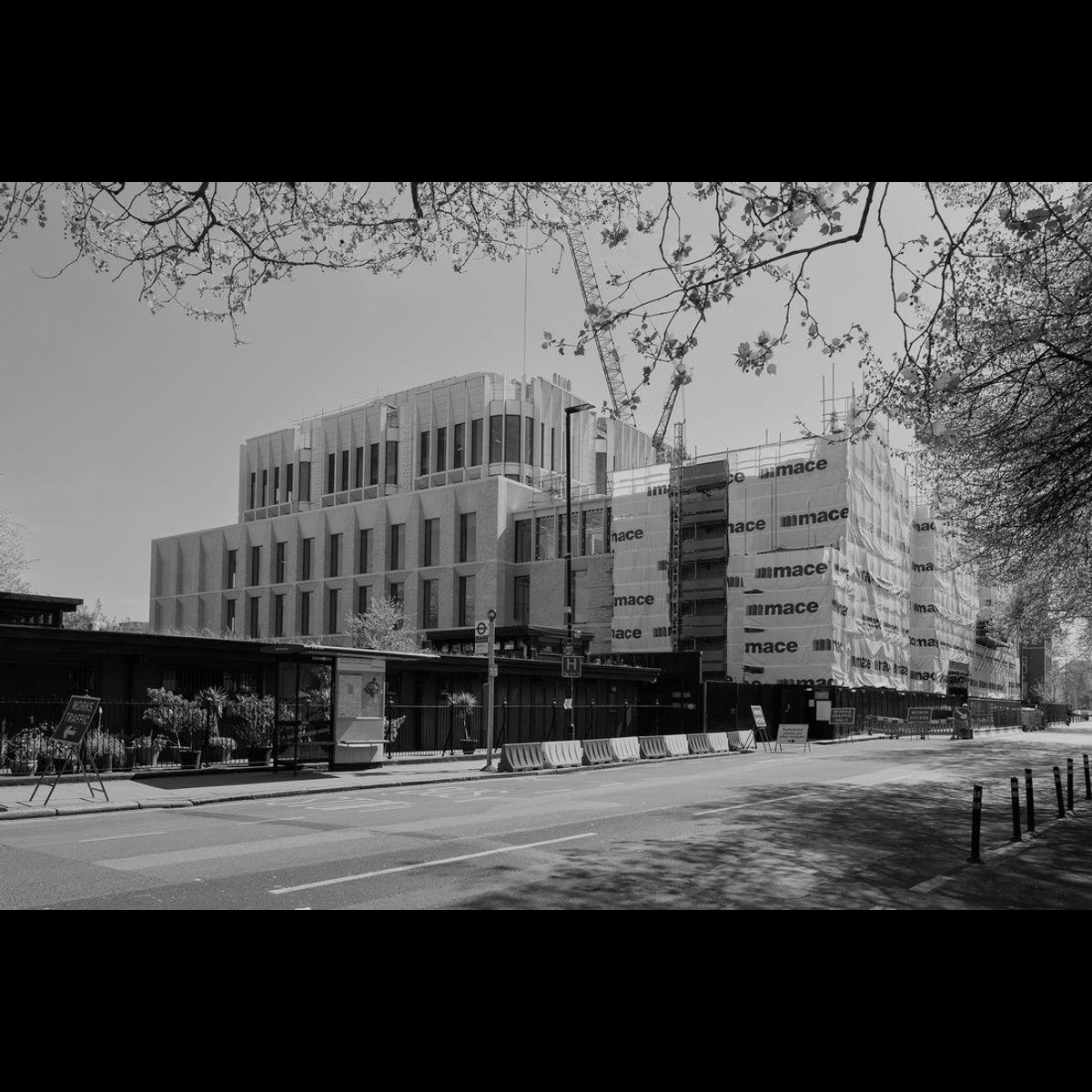 UCLGiving's tweet card. The latest in progress photos of UCL's new neuroscience centre, taken in April 2025
