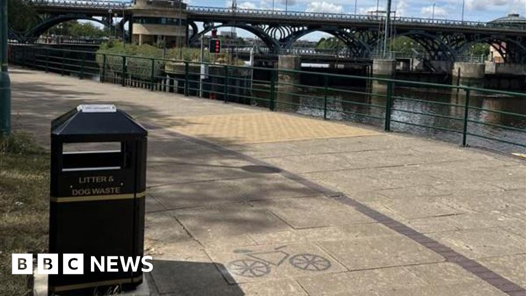 BBCTees's tweet card. Stockton Borough Council says it has listened to concerns about litter in the area.