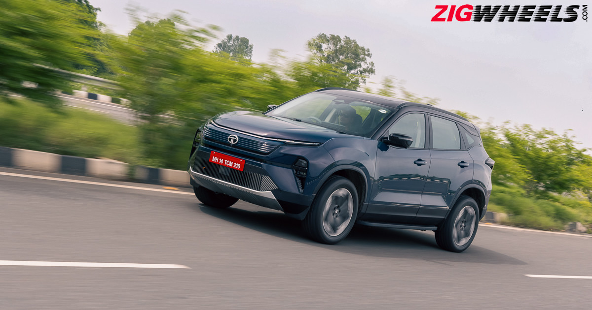 Zigwheels's tweet card. The Tata Harrier EV is one of the most well-equipped SUVs in the market, but it is not perfect. In this report, we take you through the 4 things that would have made the SUV better.