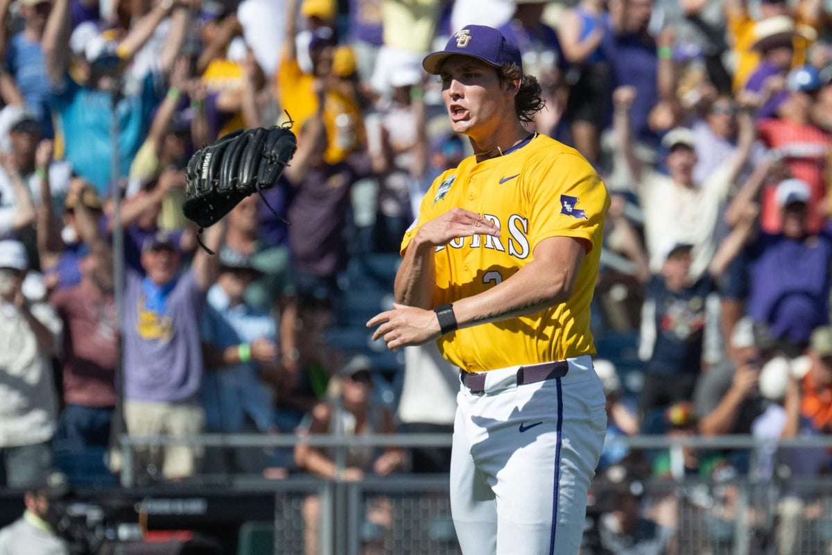 MitchLight's tweet card. Nineteen of the top 50 players in the class made it to campus. How many can expect to hear their name called in the 2025 MLB Draft?