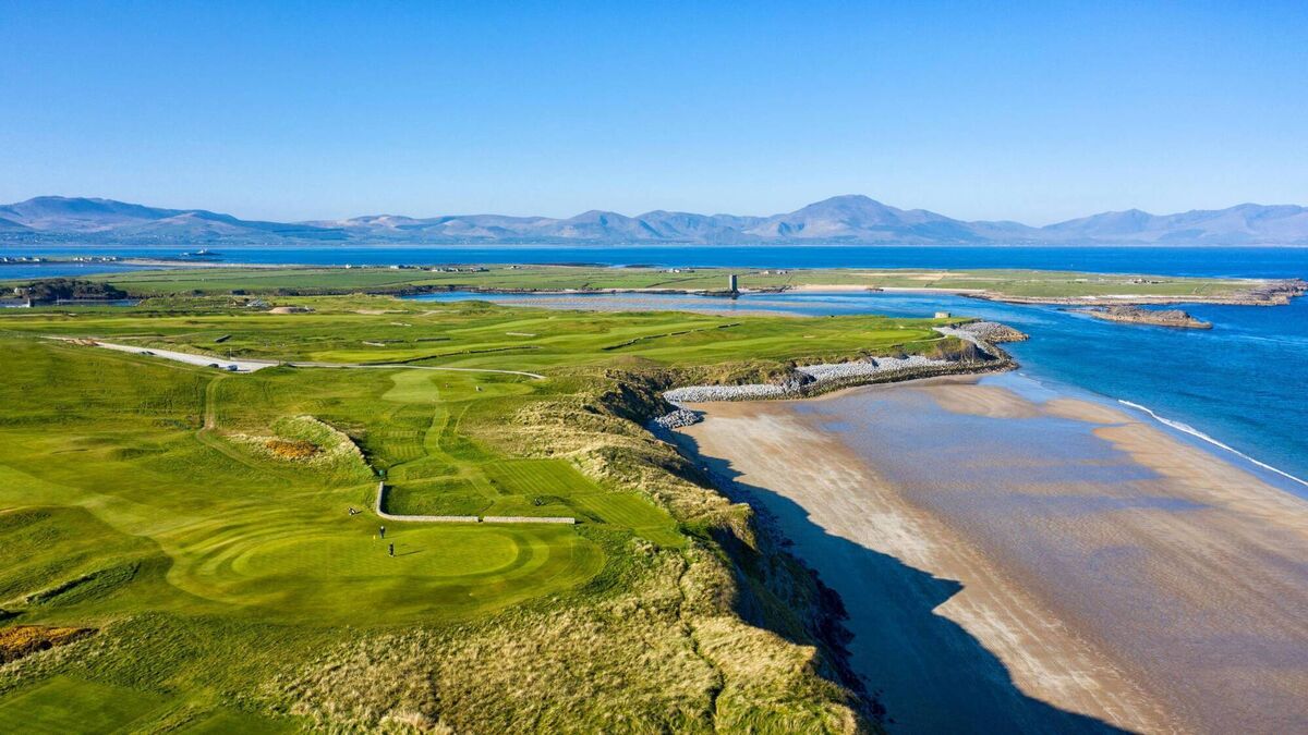 ExaminerSport's tweet card. The Ryder Cup-style competition features US men’s and women’s college golfers playing side-by-side against a team of their international counterparts.